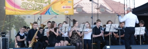 Koncert Młodzieżowej Orkiestry Dętej podczas Dni Jasła 2013