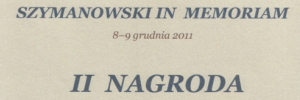 Piotr Jaworski laureatem III Ogólnopolskiego Konkursu Pianistycznego SZYMANOWSKI in MEMORIAM