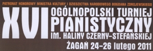 Uczestnictwo w XVI Ogólnopolskim Turnieju Pianistycznym im. Haliny Czerny-Stefańskiej