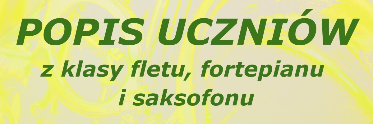 Popis uczniów – zaproszenie