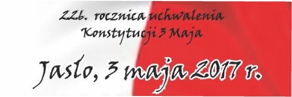 Rocznica uchwalenia Konstytucji 3 Maja – zaproszenie