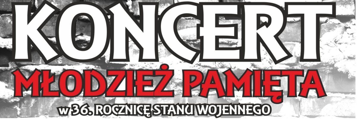Koncert Młodzież Pamięta – zaproszenie