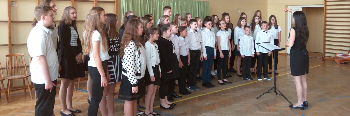 Koncert w Szkole Podstawowej w Brzostku