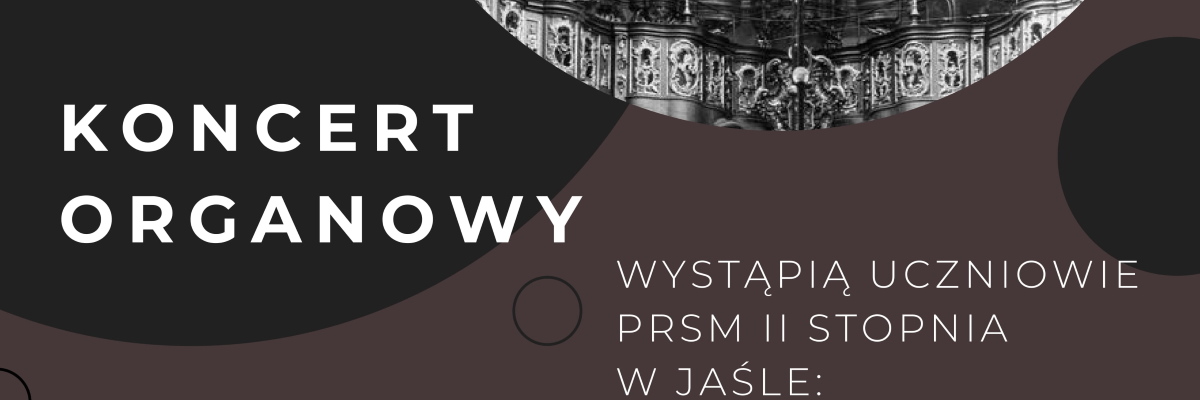 Koncert organowy - zaproszenie