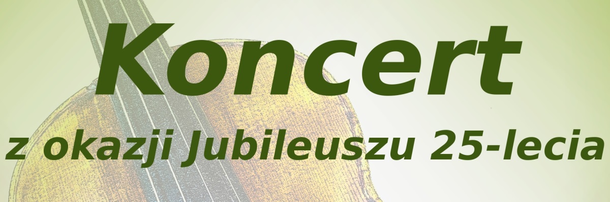 Koncert jubileuszowy – zaproszenie