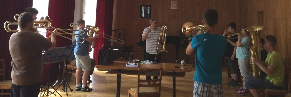 Letnie warsztaty dla klas instrumentów dętych blaszanych