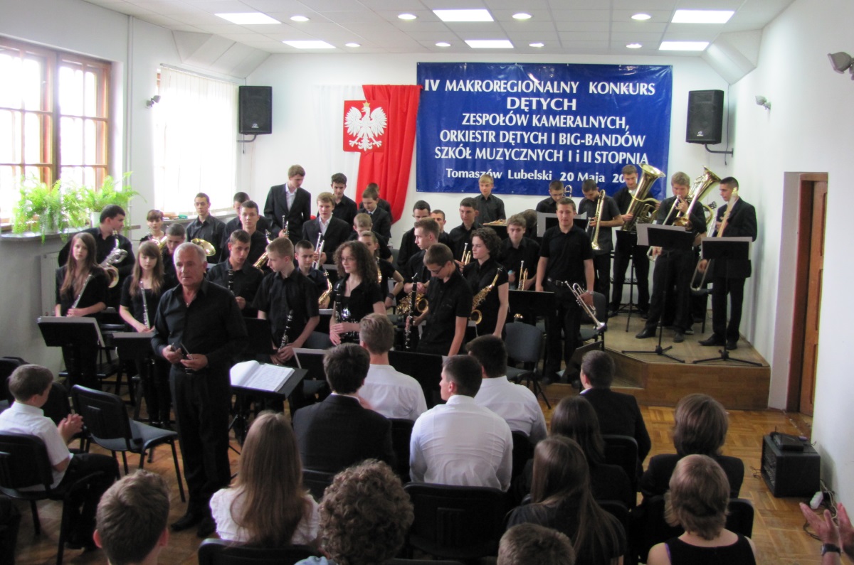 Młodzieżowa Orkiestra Dęta w IV Makroregionalnym Konkursie w Tomaszowie Lubelskim